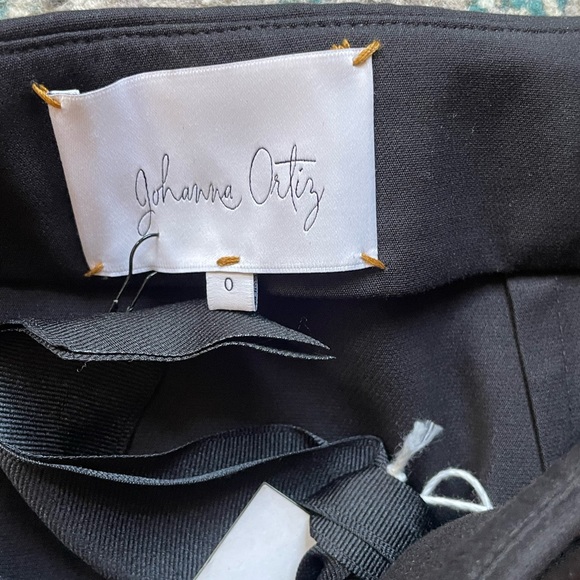 ❤️❤️Final Call NWT JOHANNA ORTIZ  Volveremos Asymmetrical Midi-skirt Black - Picture 7 of 10